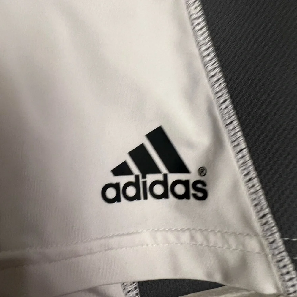Adidas ClimaLite White/Gray Compression Slider Shorts Men's L‎ Baseball Soccer